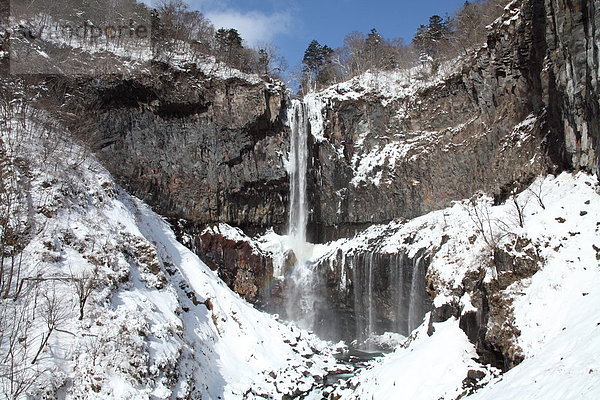 Winter  Wasserfall