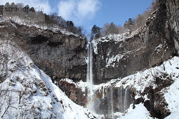 Winter  Wasserfall