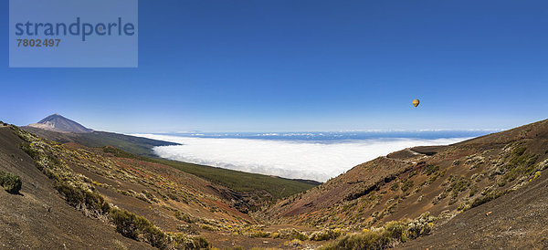 Parque Nacional de las Cañadas del Teide  Nationalpark Teide  UNESCO Weltnaturerbe  hinten Vulkan Teide