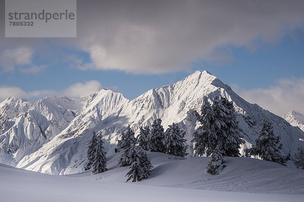 Alpen  Parseierspitze und Rauher Kopf vom Venet