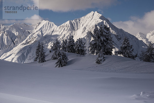 Alpen  Parseierspitze und Rauher Kopf vom Venet