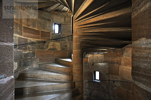 Blick in den Treppenturm vom Tucherschloss  zwischen 1533 und 1544 erbaut