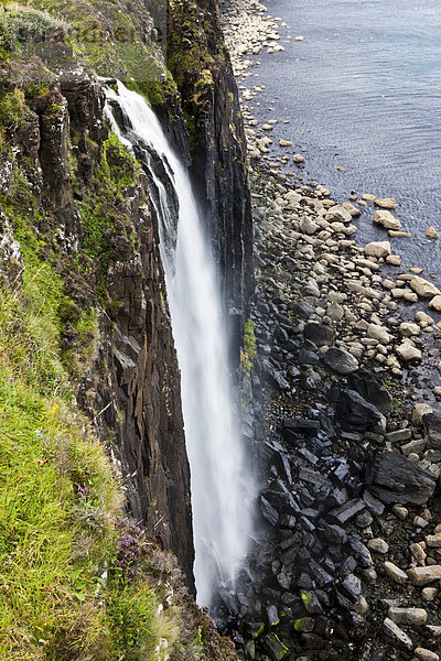Kilt Rock mit dem Mealt Wasserfall