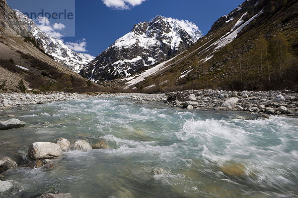 Gipfel Tete du Cheret  Fluss Veneon