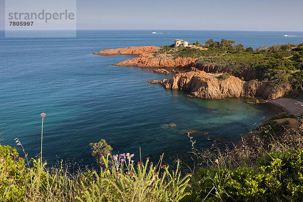 House by the sea  bay in the Esterel region