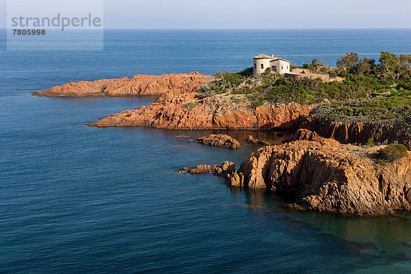 House by the sea  bay in the Esterel region