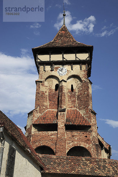 Die Kirchenburg von Wurmloch  erbaut im 14. Jahrhundert  UNESCO-Weltkulturerbe