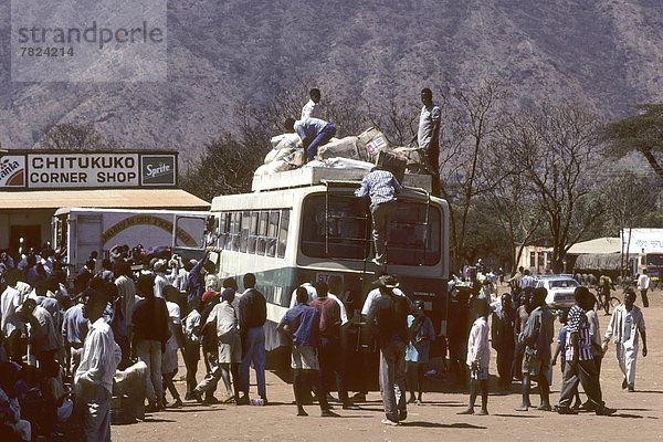 Omnibus  Malawi  Haltestelle  Haltepunkt  Station