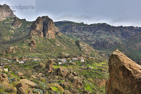 Felsbrocken  Europa  Berg  Landschaft  Insel  Kanaren  Kanarische Inseln  Gran Canaria  Spanien
