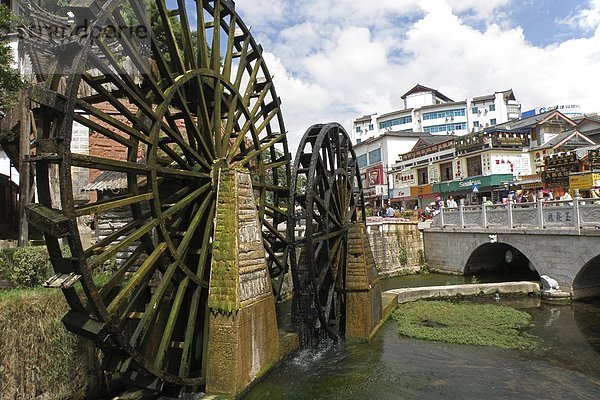 Wassermühle  Lijiang  Yunnan