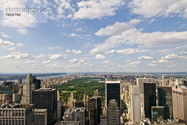 Hochhaus  New York City  Ansicht  Manhattan