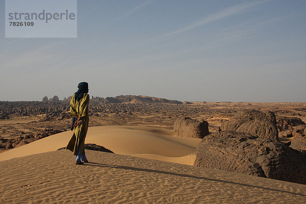 Nordafrika  Felsformation  Felsbrocken  Wüste  Natur  Sand  Sahara  Afrika  Algerien  Tuareg