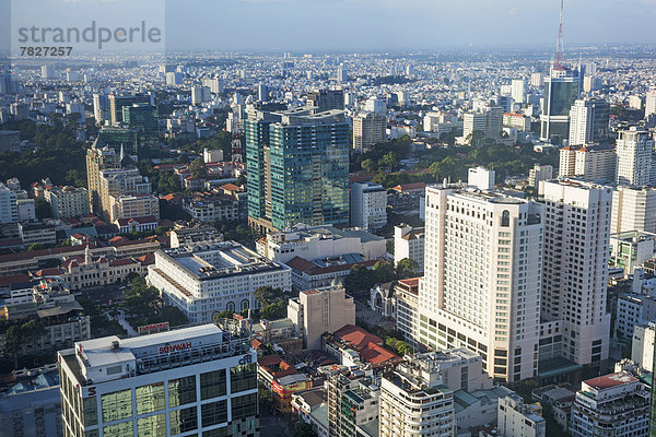 Skyline  Skylines  Großstadt  Fernsehantenne  Asien  Ho-Chi-Minh-Stadt  Vietnam