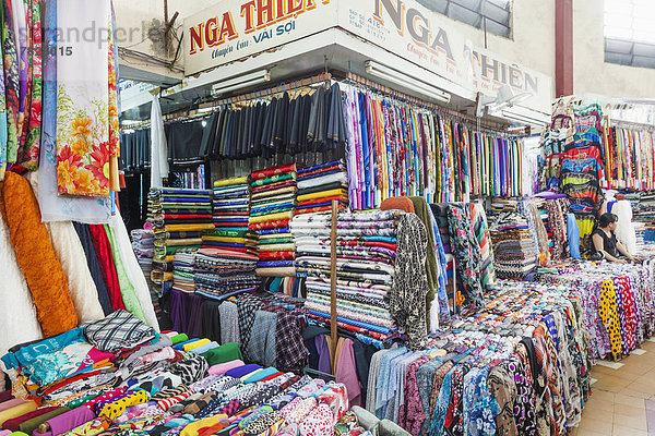 Stoff  Material  kaufen  Laden  Markt  Asien  Nha Trang  Vietnam