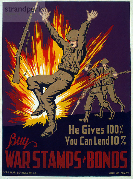 Vereinigte Staaten von Amerika  USA  Flugzeug  Recycling  Werbung  sammeln  Flamme  Poster  Krieg  amerikanisch  Material  Schrottplatz  Metall  Zweiter Weltkrieg  II.