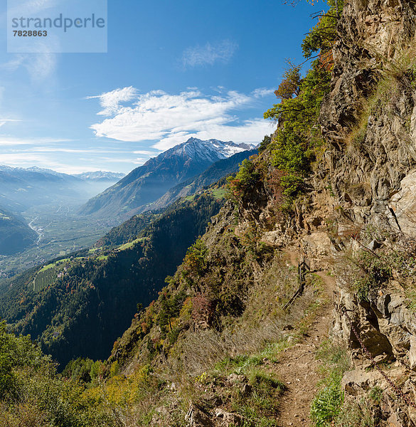 Trentino Südtirol  Europa  Berg  Hügel  Herbst  Italien