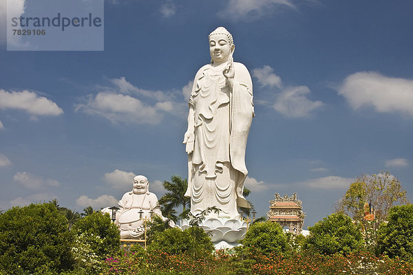 Statue  fünfstöckig  Buddhismus  Asien  Buddha  Pagode  Vietnam  vietnamesisch