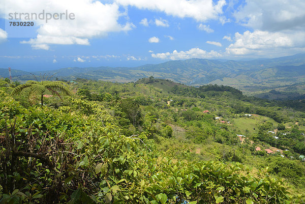 Tropisch  Tropen  subtropisch  Landschaft  Hügel  Mittelamerika  Costa Rica