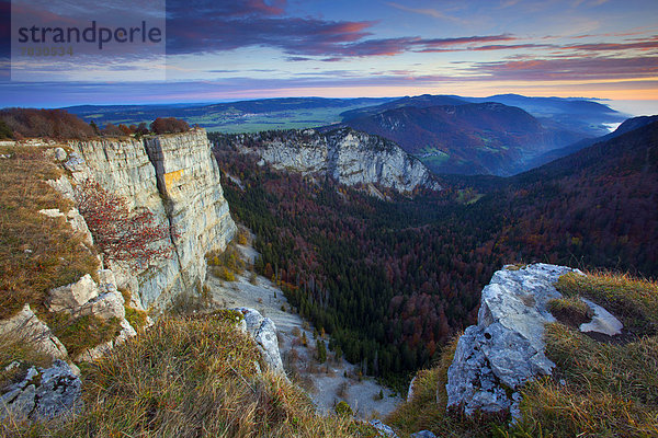 Landschaftlich schön landschaftlich reizvoll Europa Sonnenaufgang Geologie Natur Schweiz