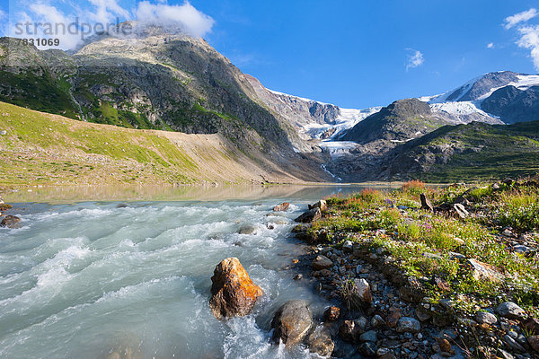 Europa Moräne Bern Berner Oberland Bergsee Schweiz