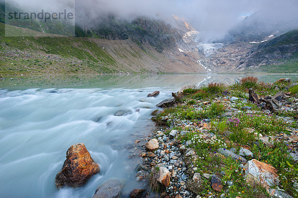 Europa Moräne Bern Berner Oberland Bergsee Schweiz