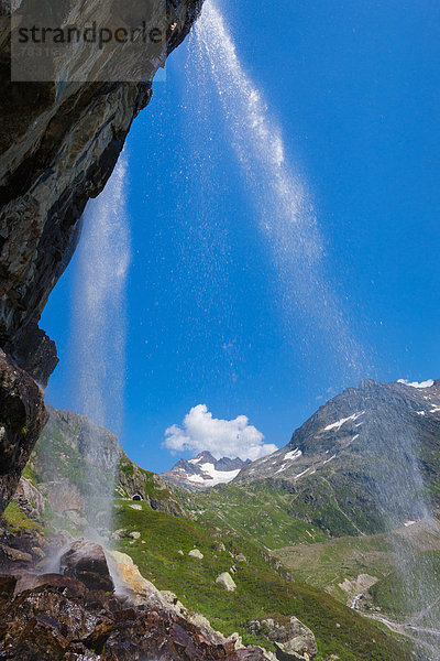 Europa Bach Wasserfall Bern Berner Oberland Schweiz