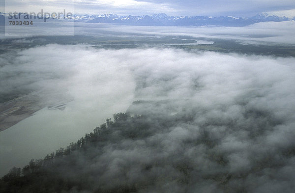 Vereinigte Staaten von Amerika  USA  Wolke  Sturm  Landschaftlich schön  landschaftlich reizvoll  Nebel  Ansicht  Küstenebene  Aleutenkette  Alaska  Chigmit Mountains  Cook Inlet  Wildtier
