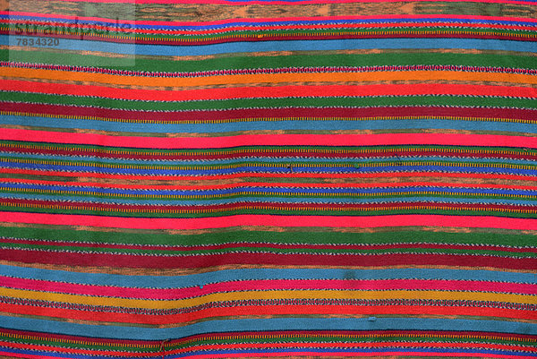 Farbaufnahme  Farbe  Decke  Indianer  Mittelamerika  Guatemala  Maya  Solola