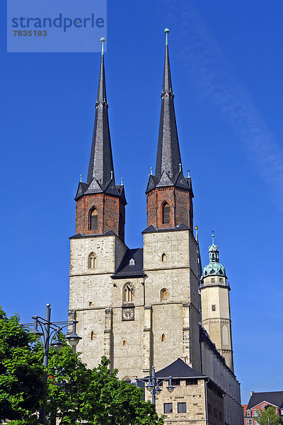 Sehenswürdigkeit  bauen  Europa  Gebäude  Architektur  Geschichte  Turm  Kirche  Deutschland  St. Marien  Sachsen-Anhalt  Tourismus