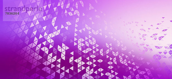 Ein Muster von Dreiecken auf violettem Hintergrund