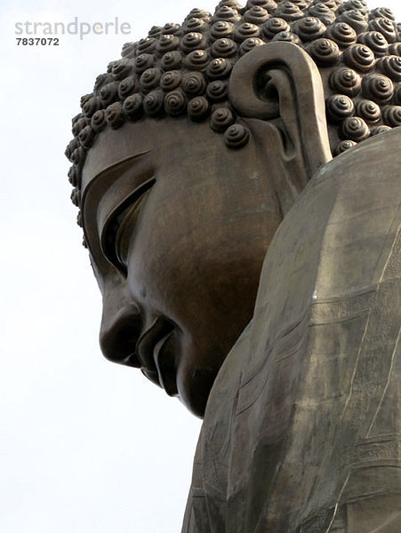 Die Big Buddha-Statue im Kloster Po Lin  Insel Lantau  Hongkong