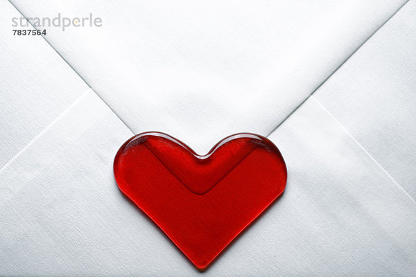 Liebesbrief mit Herz