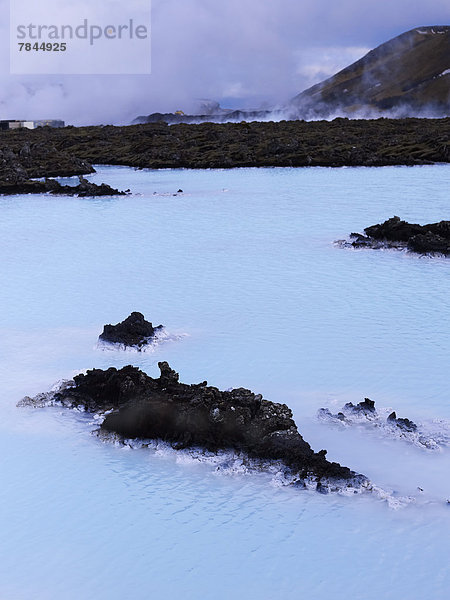 Island  Reykjavik  Blick auf die Blaue Lagune