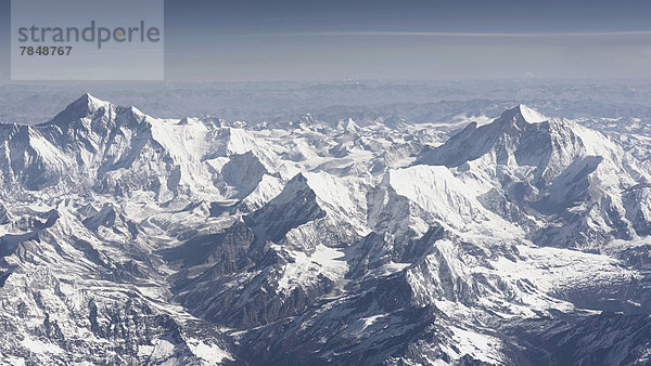 Luftaufnahme des Himalaya