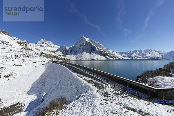 Österreich  Vorarlberg  Blick auf den Spullersee