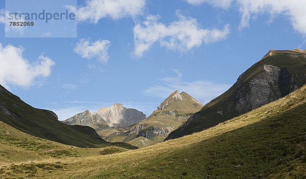 Italien  Blick auf die Pfunderer Berge