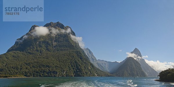 Pazifischer Ozean  Pazifik  Stiller Ozean  Großer Ozean  neuseeländische Südinsel  UNESCO-Welterbe  Fiordland National Park  Milford Sound  Neuseeland