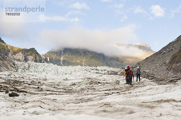 Reise  Tourist  Eis  Pazifischer Ozean  Pazifik  Stiller Ozean  Großer Ozean  neuseeländische Südinsel  UNESCO-Welterbe  klettern  Neuseeland