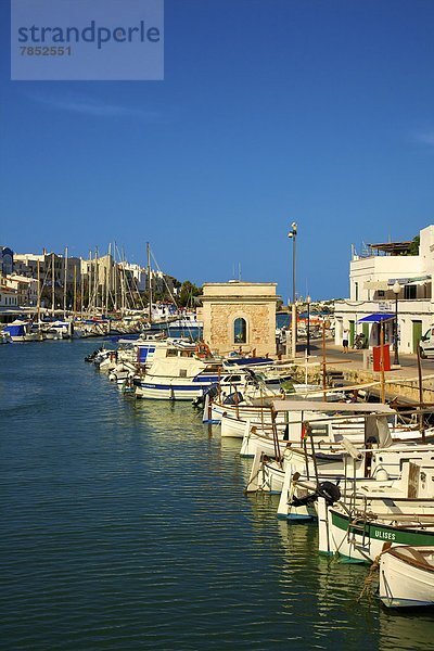 Hafen  Europa  Menorca  Balearen  Balearische Inseln  Spanien