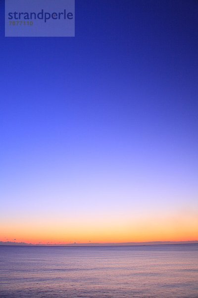 Sea and sky at dawn  Fukushima prefecture