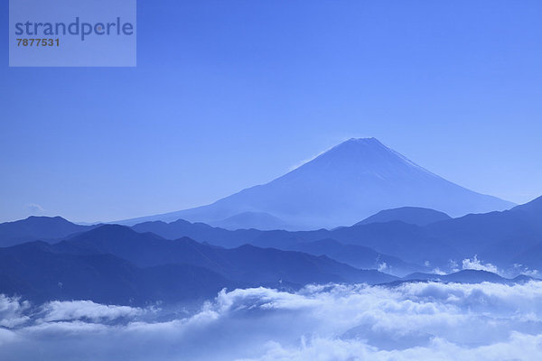 Wolke  Meer  Berg  Fuji