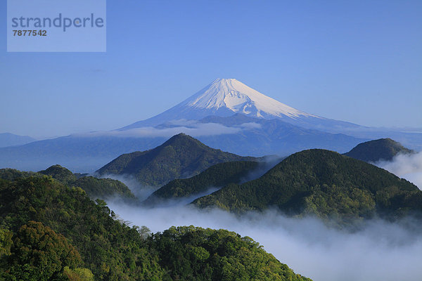 Wolke  Meer  Berg  Fuji