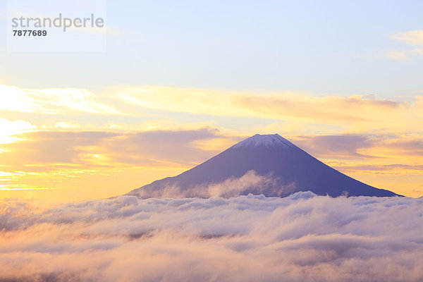 Wolke  Meer  Berg  Fuji