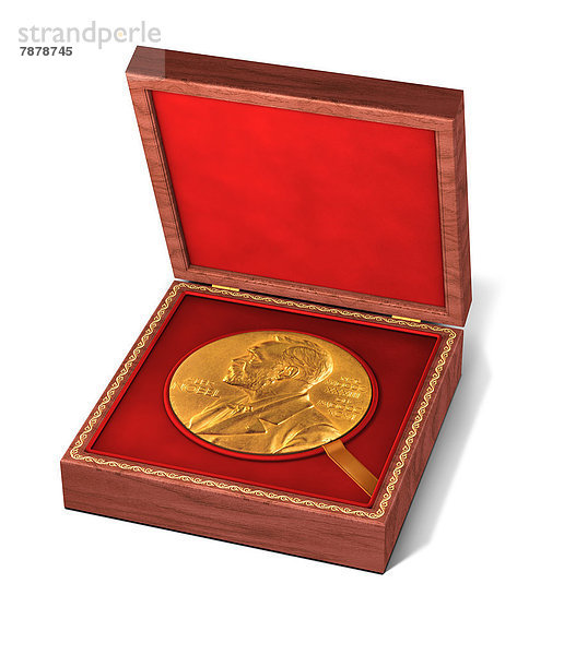 Nobelpreis  Alfred Nobel  Auszeichnung  Ehre  Ehrung  Goldmünze
