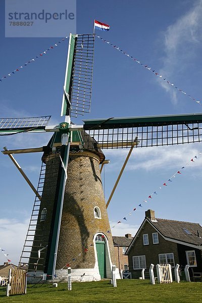 Windmühle  Zoutelande  Walcheren  Zeeland  Niederlande  Europa