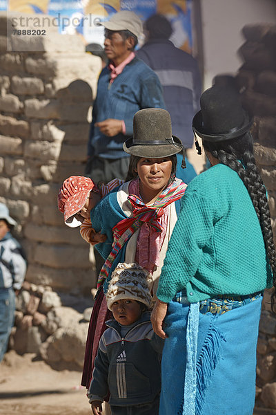 Quechua-Bevölkerung von San Antonio de Lipez  Bolivien