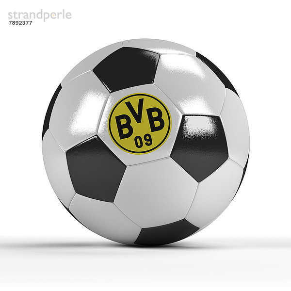 Fußball mit dem Logo von BVB Borussia Dortmund