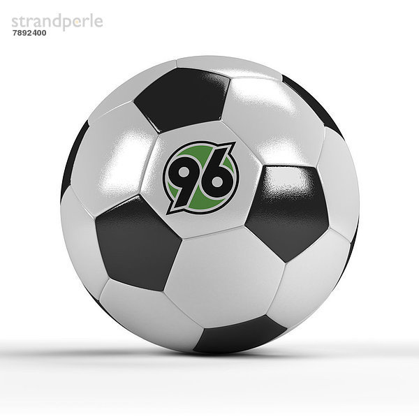 Fußball mit dem Logo von Hannover 96