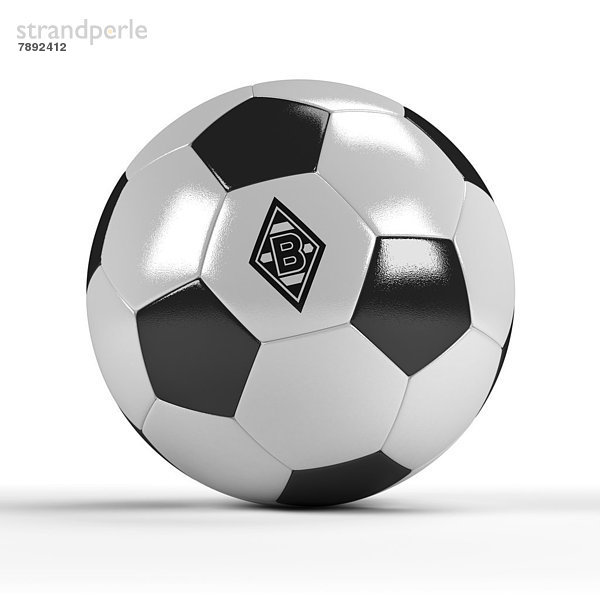 Fußball mit dem Logo von Borussia Mönchengladbach