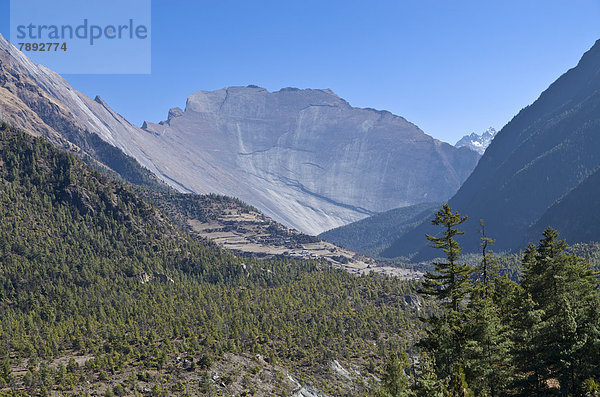 Marsyangdi Tal  Blick nach Osten